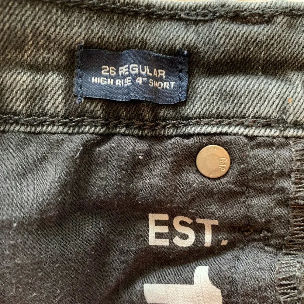 High Rise Denim Shorts - Picture 8 of 9